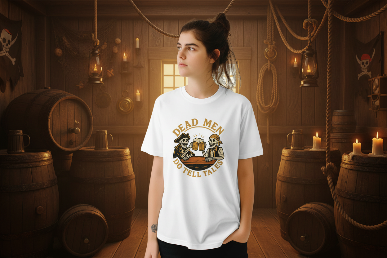 Dead Men Do Tell Tales - Classic Unisex Crewneck T-shirt | Gildan® 64000